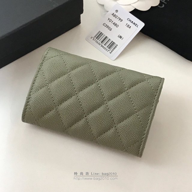 Chanel女包 80799 經典cf小卡包 香奈兒小錢包 Chanel翻蓋短錢包  djc2990